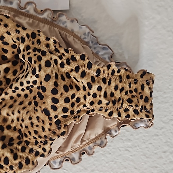 Women's Leopard Shade & Shore Swim Bottoms. Size Med 8-10 NWT - Picture 5 of 10